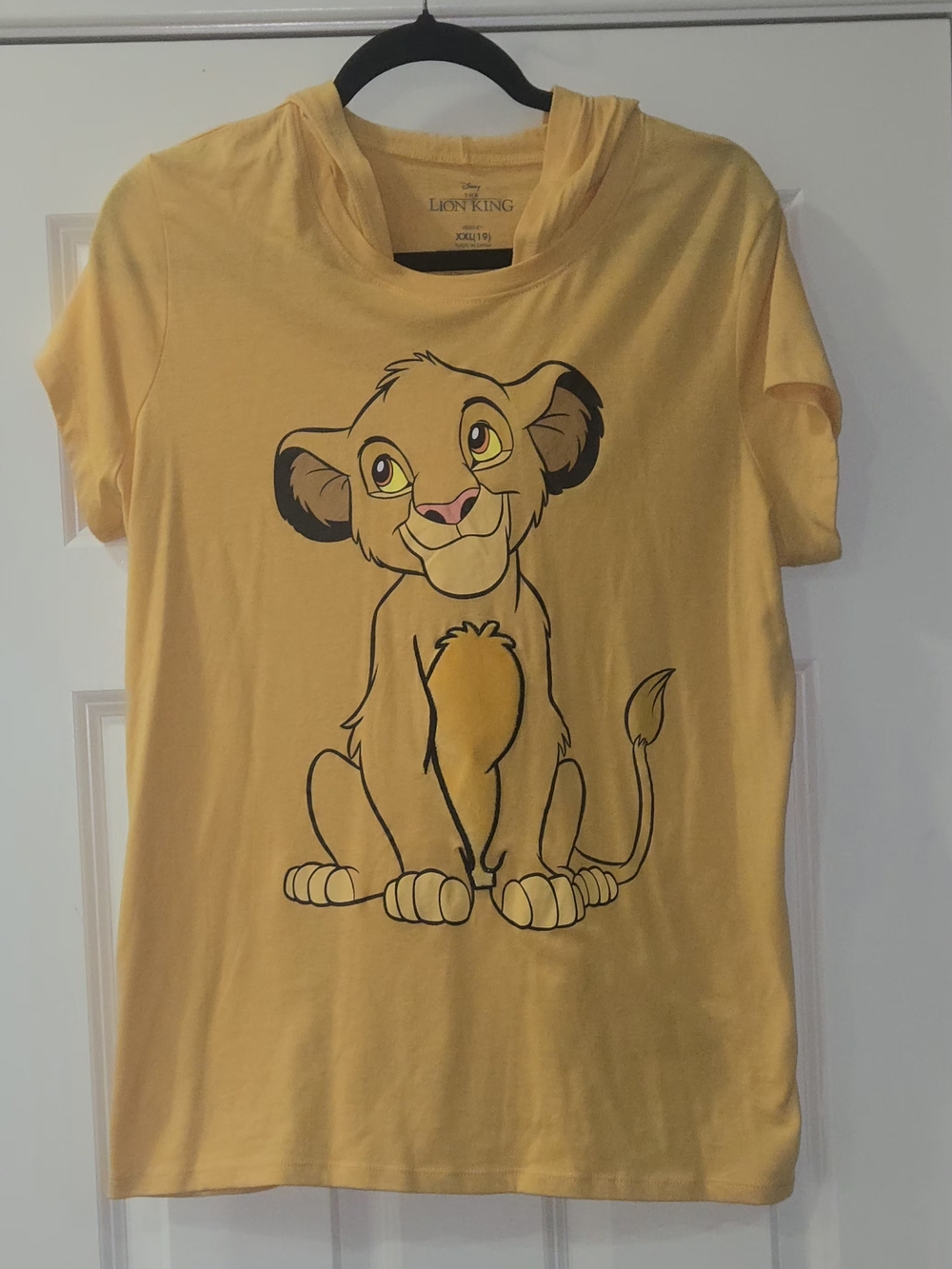 Disney The Lion King Kids' Yellow Simba Graphic Tee